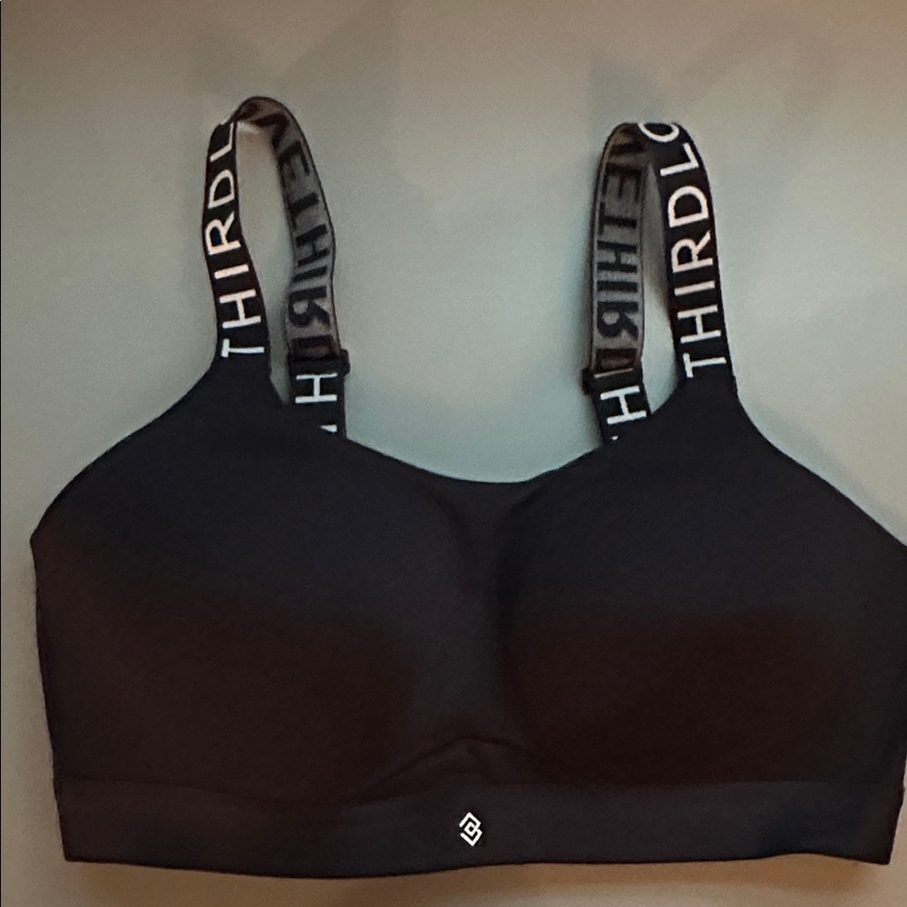 ThirdLove Black Sports Bra with Branded Straps